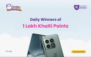 Win of 1lakh Khalti Points and OnePlus 10 Pro”